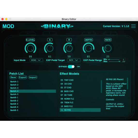 Hotone Binary Mod Modulation